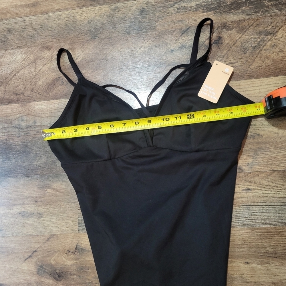 Popilush Women's Deep V Criss Cross Tummy Control Shapewear Bodysuit Size XXL - Picture 7 of 10
